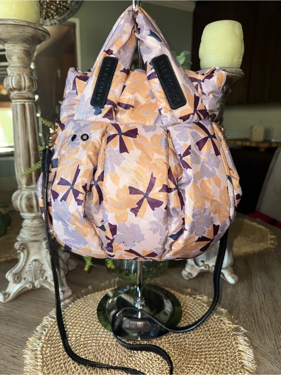 See By Chloe Handbags - See By Chloe Floral Quilted Puffer Satchel Bag Excellent Preloved Condition ⭐️
